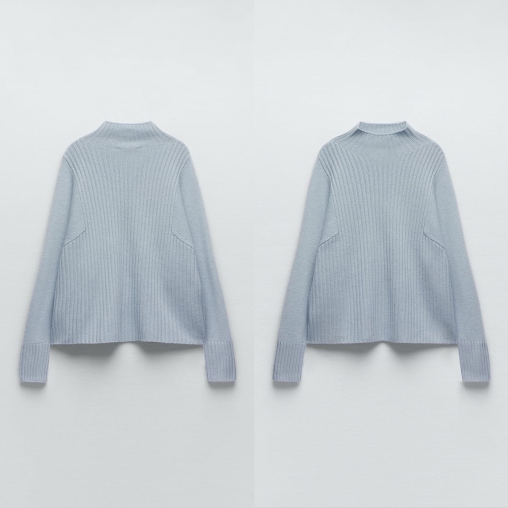 Zara high neck cashmere sweater - Picture 2 of 3